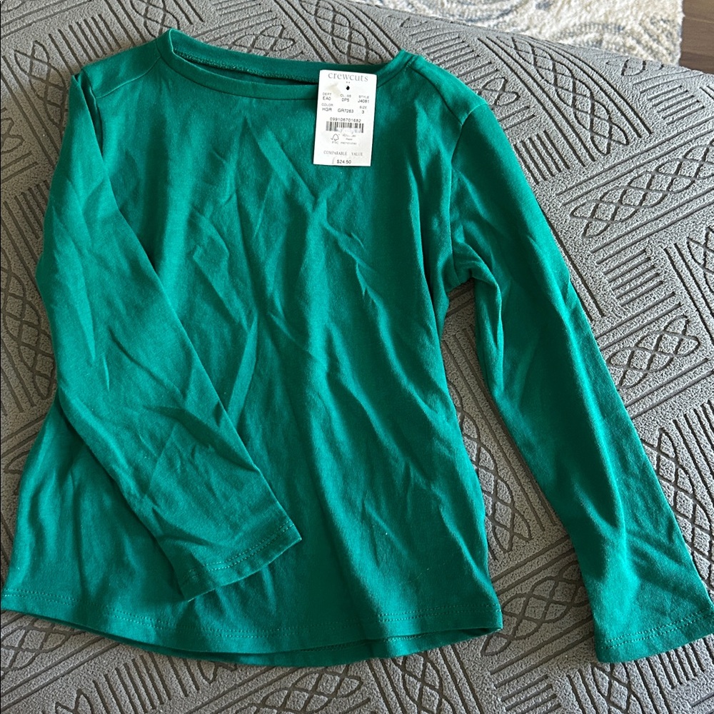 Vibrant Green Long Sleeve Tee